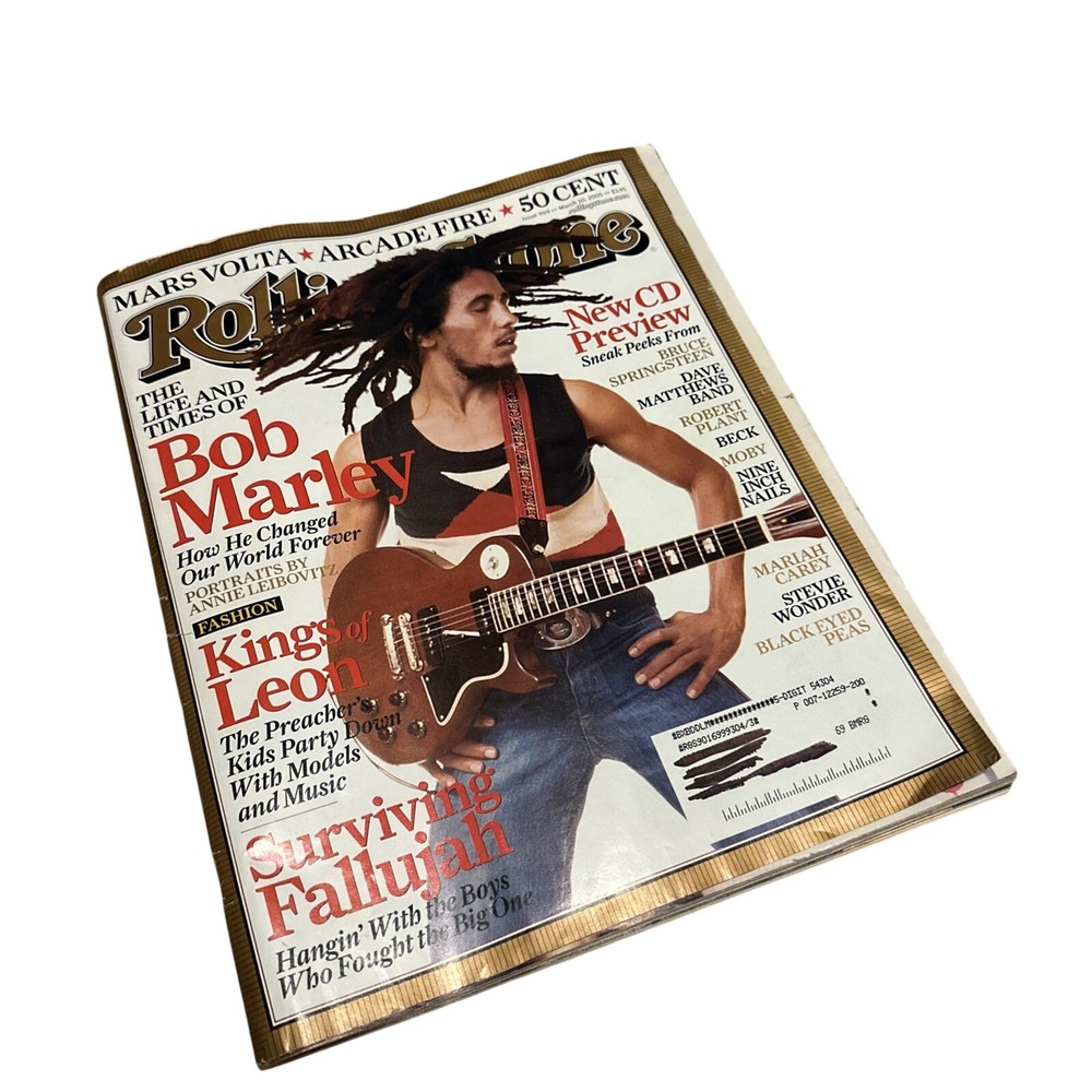 Rolling Stone Magazine Issue 969 March 2005 Bob‎ Marley Kings of Leon Excellent